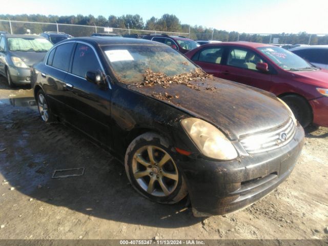  Salvage INFINITI G35