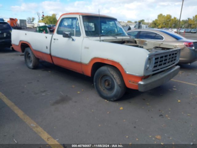  Salvage Dodge Pickup