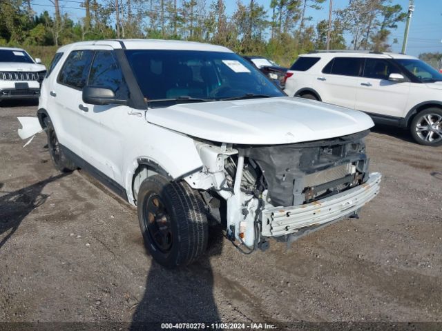  Salvage Ford Police Interceptor Utilit