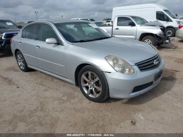  Salvage INFINITI G35