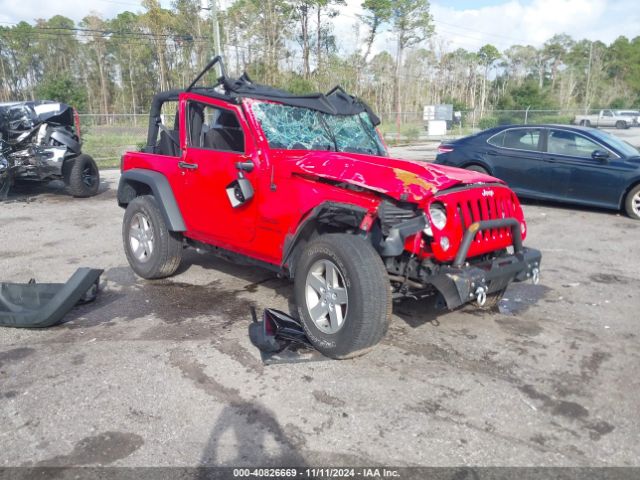  Salvage Jeep Wrangler