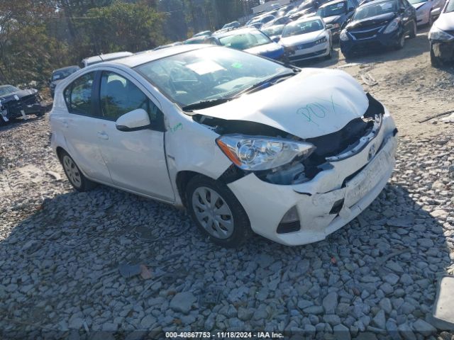  Salvage Toyota Prius c