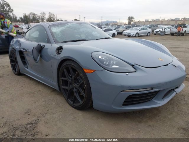  Salvage Porsche 718 Cayman