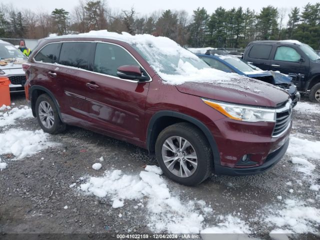  Salvage Toyota Highlander