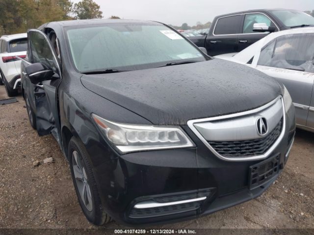  Salvage Acura MDX