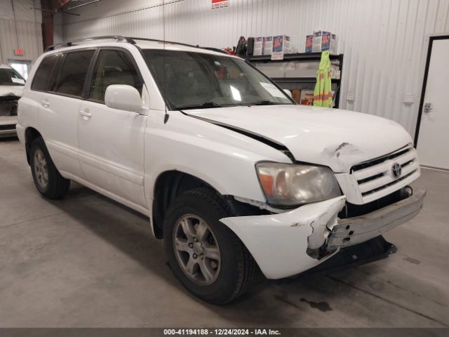  Salvage Toyota Highlander