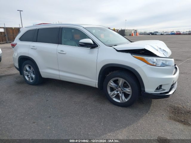  Salvage Toyota Highlander