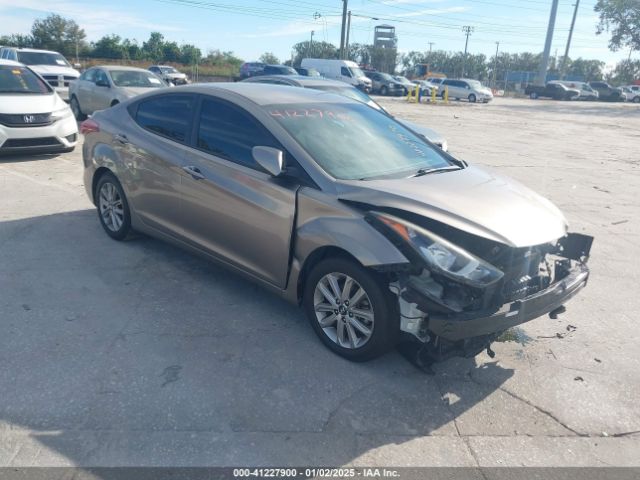  Salvage Hyundai ELANTRA