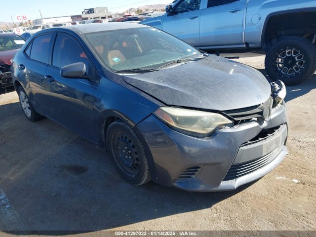  Salvage Toyota Corolla