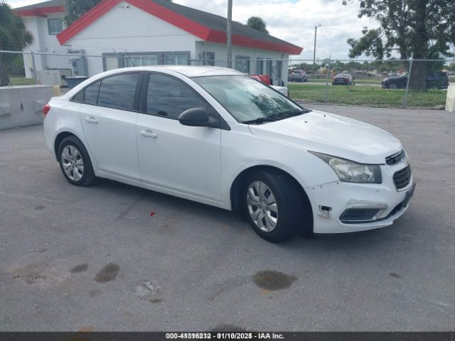  Salvage Chevrolet Cruze