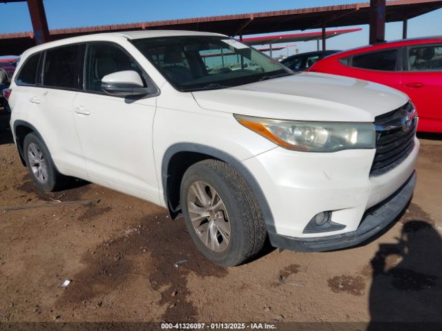  Salvage Toyota Highlander