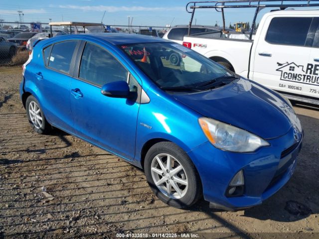  Salvage Toyota Prius c