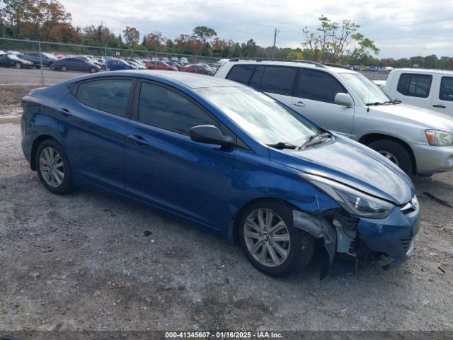  Salvage Hyundai ELANTRA