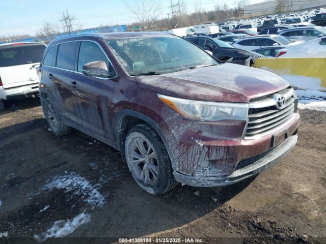  Salvage Toyota Highlander