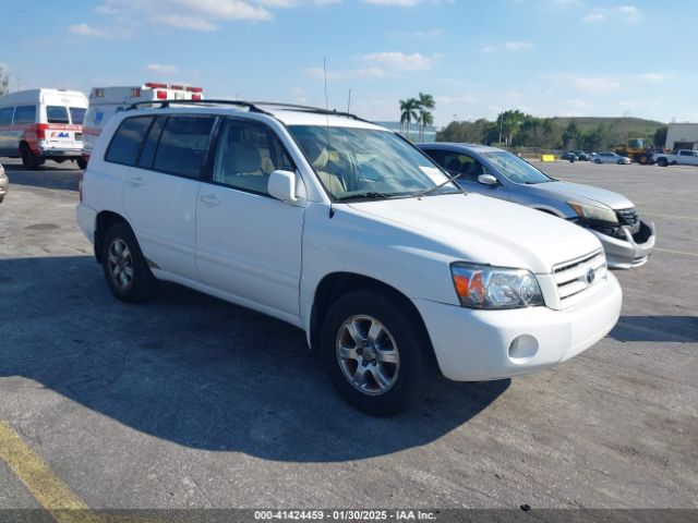  Salvage Toyota Highlander