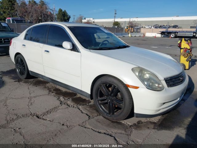  Salvage INFINITI G35