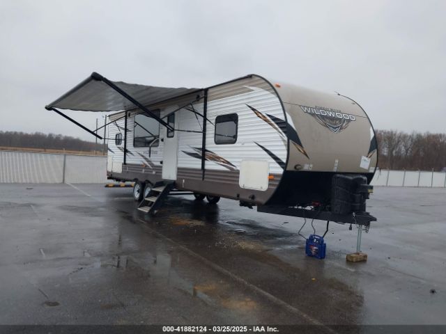  Salvage Forest River Wildwood Travel Trailer