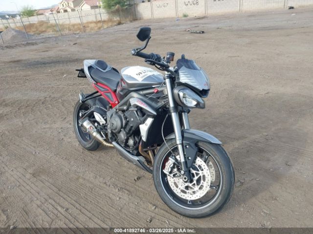  Salvage Triumph Motorcycle Street Triple