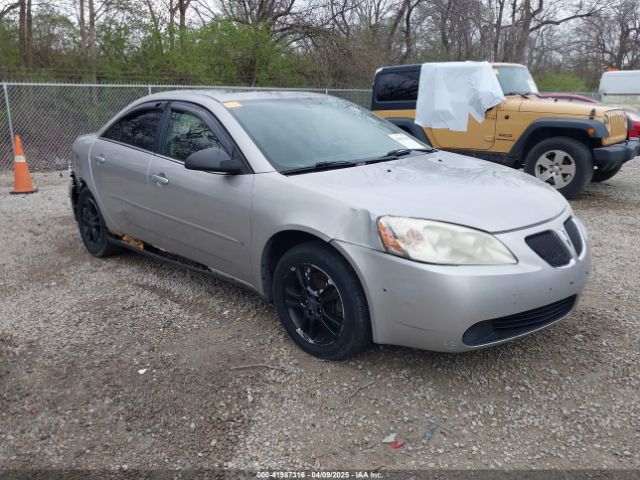  Salvage Pontiac G6