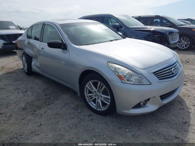  Salvage INFINITI G37x