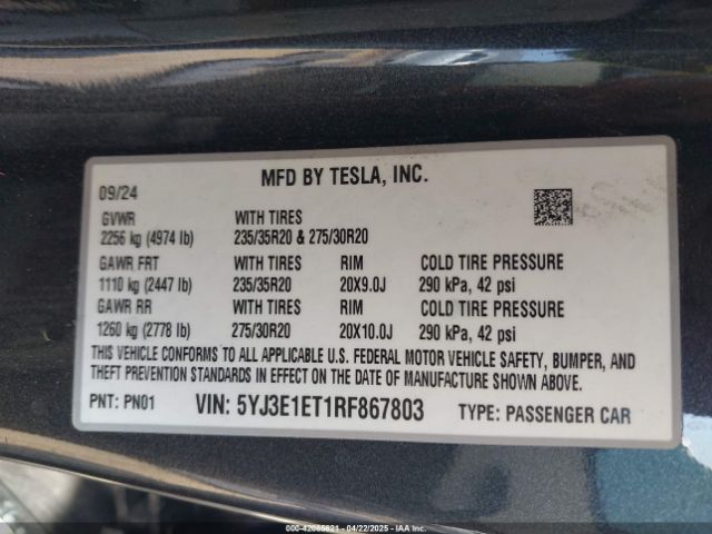 Tesla Model 3 for Sale