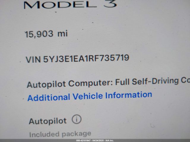 Tesla Model 3 for Sale