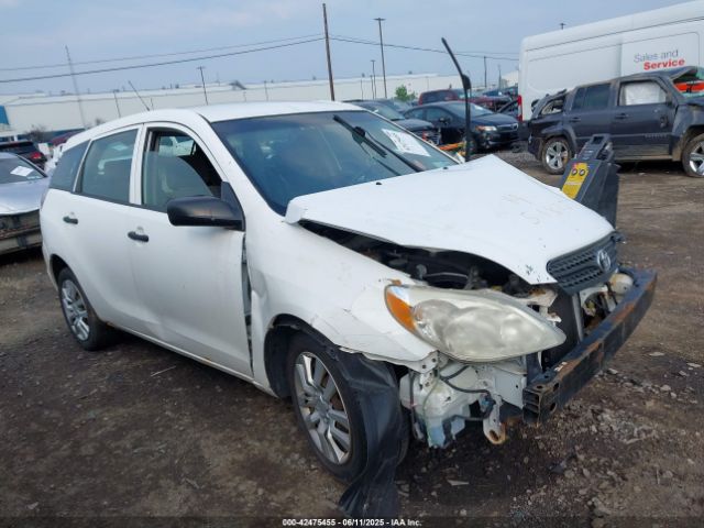  Salvage Toyota Matrix