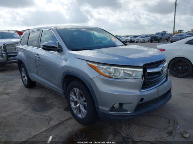 Salvage Toyota Highlander