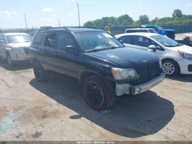  Salvage Toyota Highlander