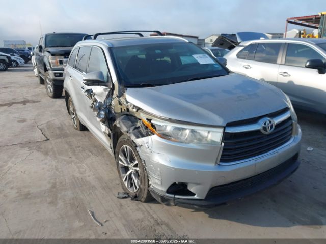  Salvage Toyota Highlander