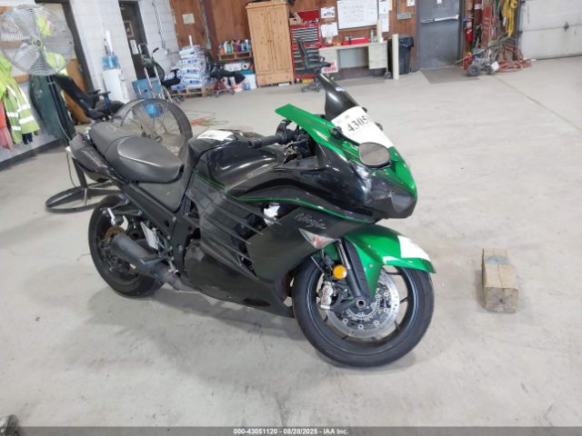 Salvage Kawasaki Ninja Zx-14r Motorcycles for Sale: Wrecked