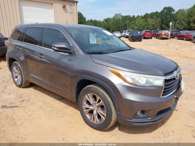  Salvage Toyota Highlander