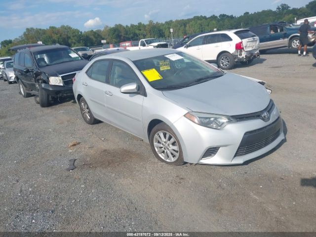  Salvage Toyota Corolla