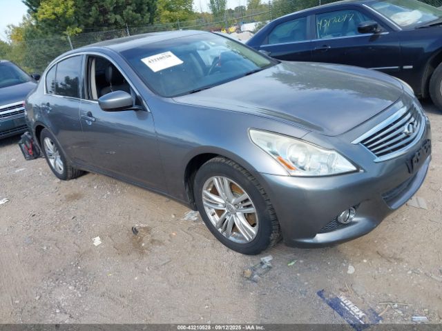  Salvage INFINITI G37x