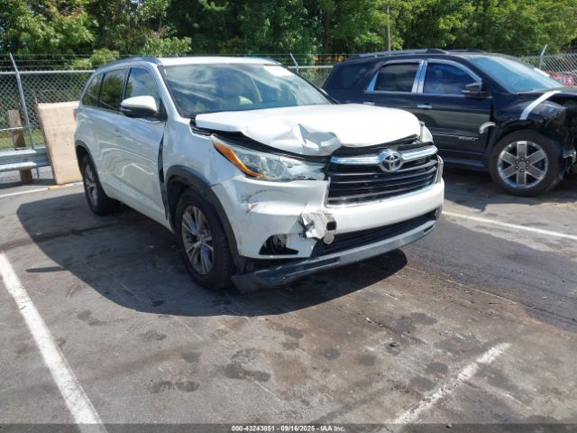  Salvage Toyota Highlander