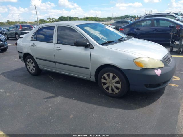  Salvage Toyota Corolla