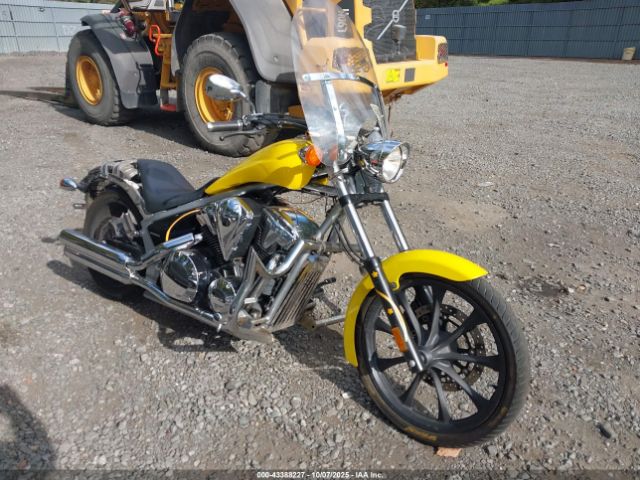 Salvage Honda Vt1300 (fury) Motorcycles for Sale: Wrecked