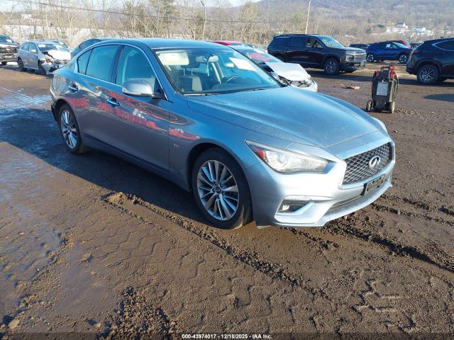 Salvage Title 2018 Infiniti Q50 3.0L for Sale in Port Murray NJ - SCA