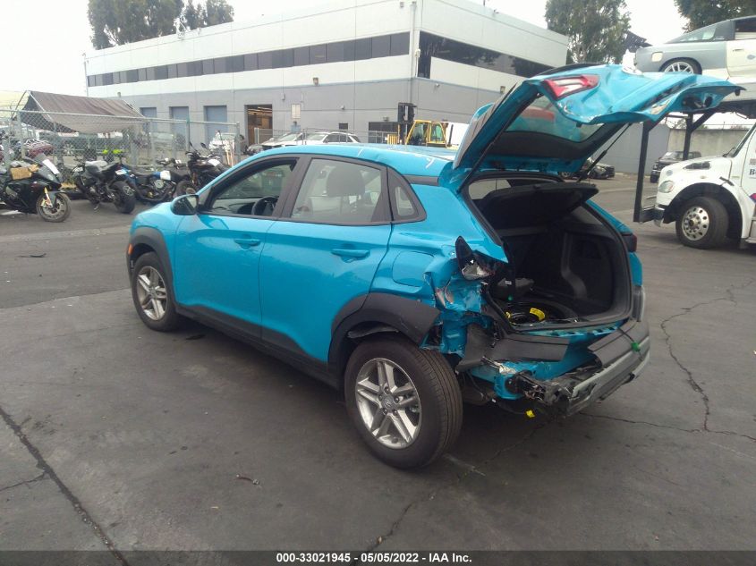 Km8k22ab3nu788573 2022 Hyundai Kona At Ca Carson Iaai Lot 33021945 Carsfromwest