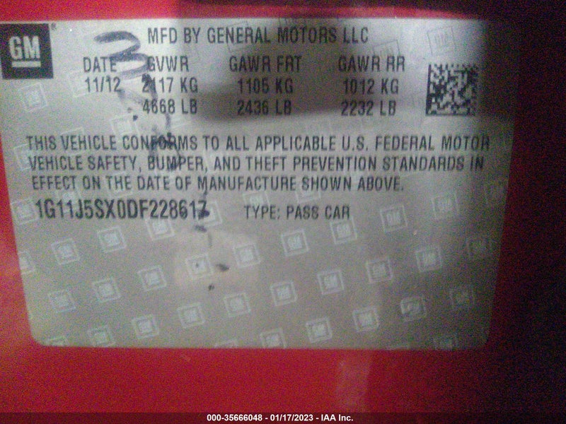 Chevrolet Malibu 2013г.