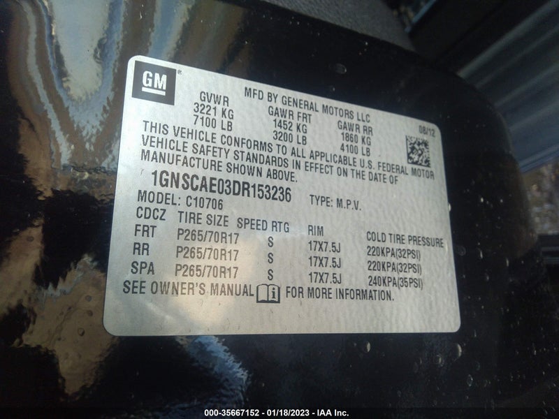 Chevrolet Tahoe 2013г.