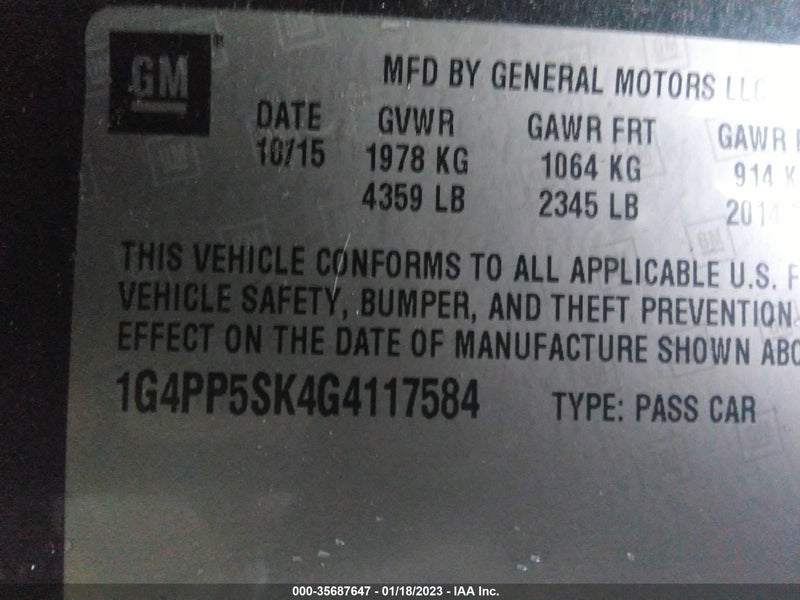 Buick Verano 2016г.