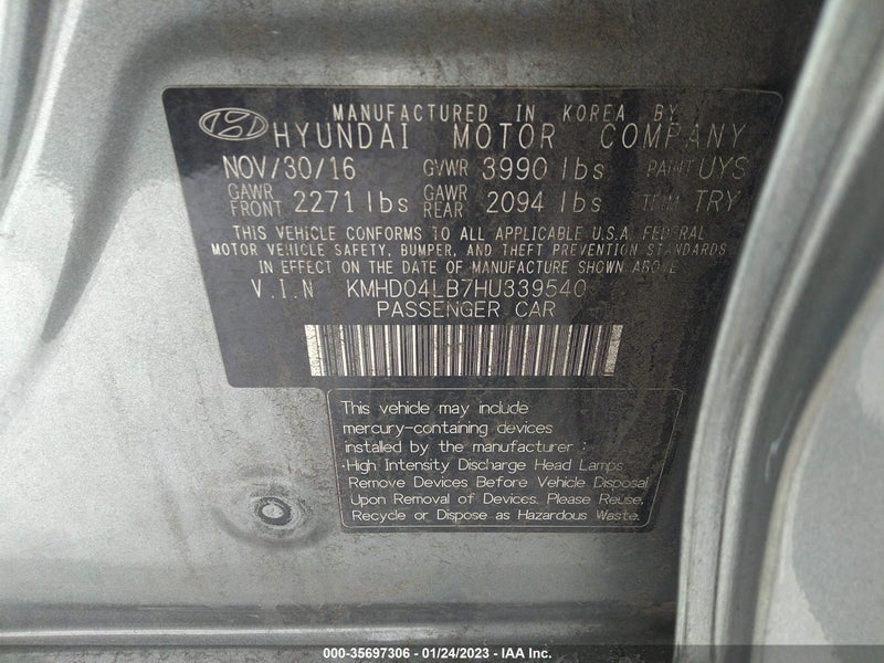 Hyundai Elantra 2017г.