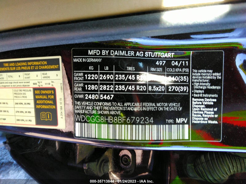 Mercedes-Benz GLK-Class 2011г.