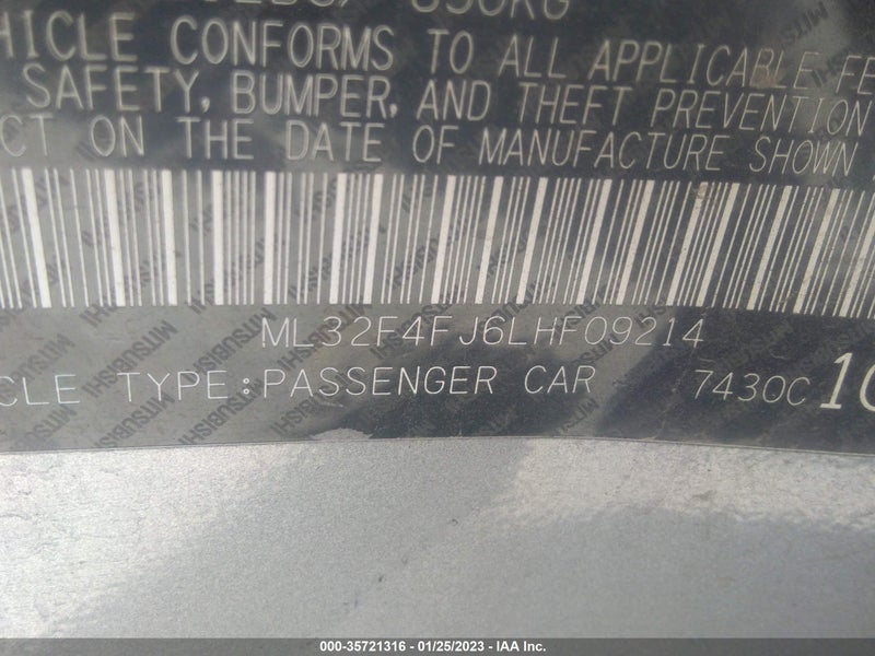 Mitsubishi Mirage 2020г.