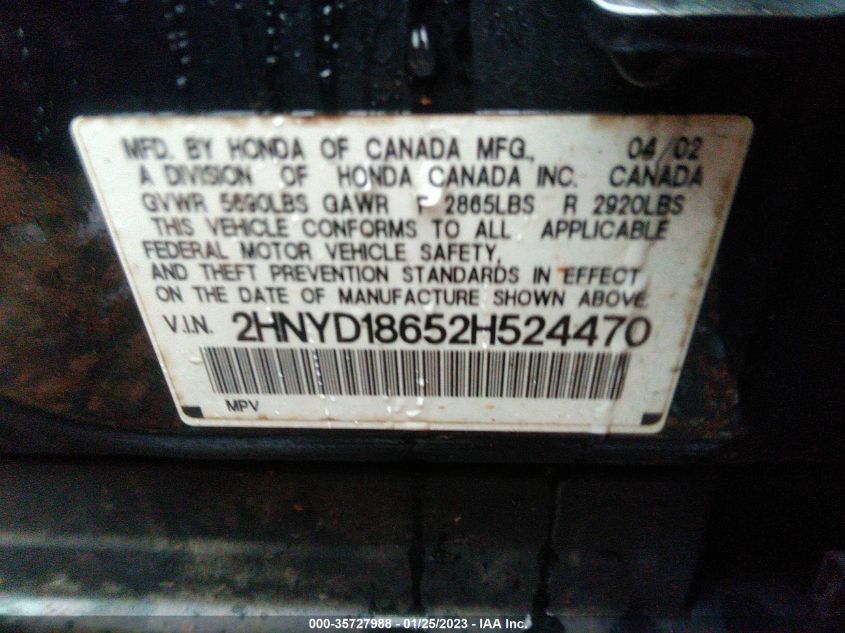 Acura MDX 2002г.