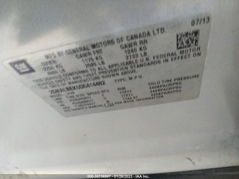 Chevrolet Equinox 2013г.