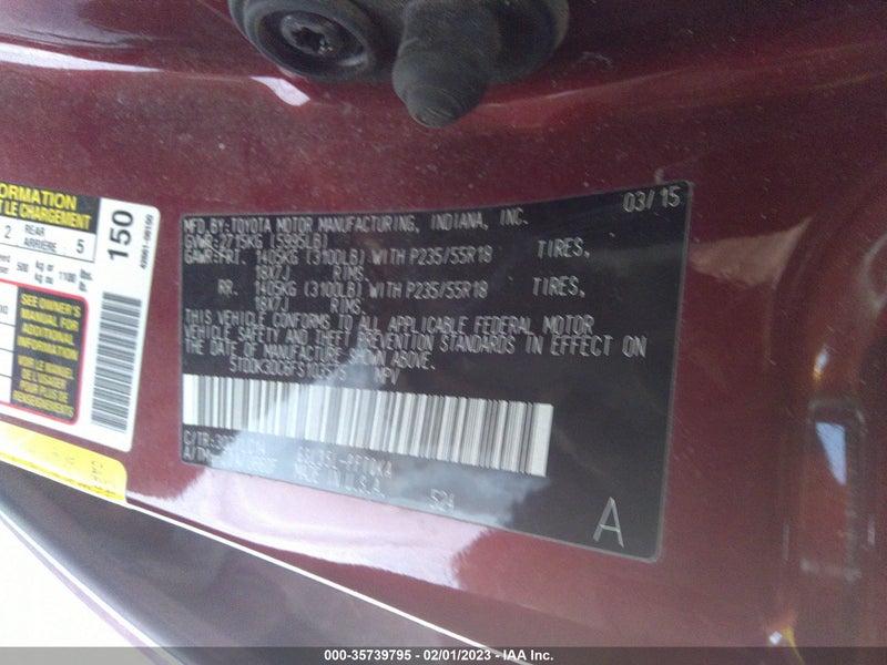 Toyota Sienna 2015г.