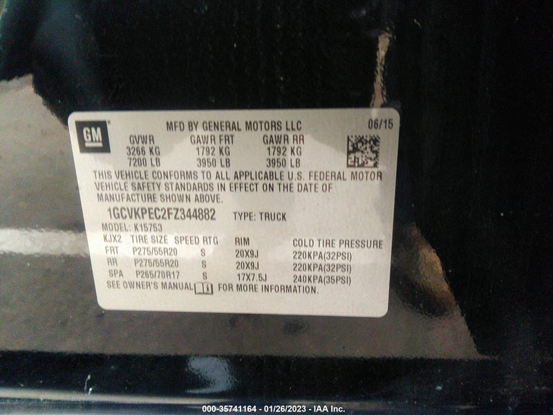 Chevrolet Silverado 1500 2015г.