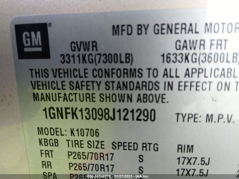 Chevrolet Tahoe 2008г.